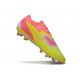 New Nike Phantom 6 Low Elite FG Boot Pink Yellow