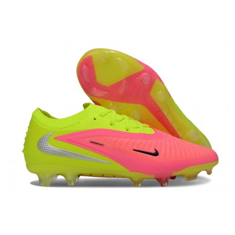 Nike Phantom 6 Low Cut Elite Firm Ground Shoes Pink Limelight 