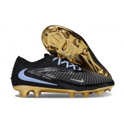 Nike Phantom 6 Low Cut Elite Firm Ground Shoes Black Gold Blue