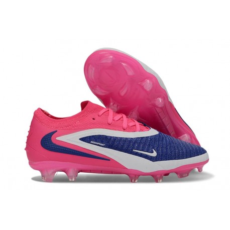 Nike Phantom 6 Low Cut Elite Firm Ground Shoes Pink Cyan