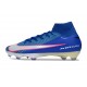 Nike Air Zoom Mercurial Superfly X Elite FG Racer Blue White