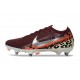 Nike Air Zoom Mercurial Vapor XVI Elite SG United - Burgundy Crush Metallic Silver Universal Red Fossil