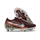 Nike Air Zoom Mercurial Vapor XVI Elite SG United - Burgundy Crush Metallic Silver Universal Red Fossil