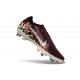 Nike Air Zoom Mercurial Vapor XVI Elite SG United - Burgundy Crush Metallic Silver Universal Red Fossil