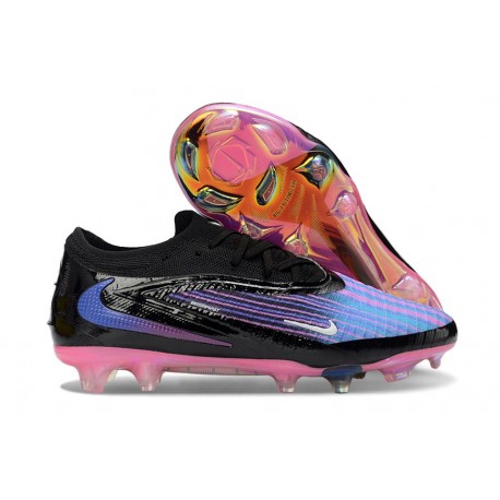 Nike Phantom 6 Low Cut Elite Firm Ground Shoes Blue Black Pink