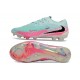 Nike Phantom 6 Low Cut Elite Firm Ground Shoes Pistachio Frost Pink Black
