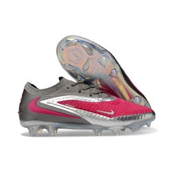 Nike Phantom 6 Low Cut Elite Firm Ground Shoes Red Silver Grey
