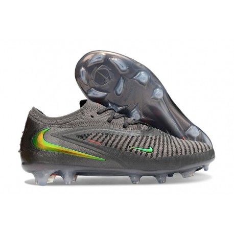 Nike Phantom 6 Low Cut Elite Firm Ground Shoes Medium Ash Black