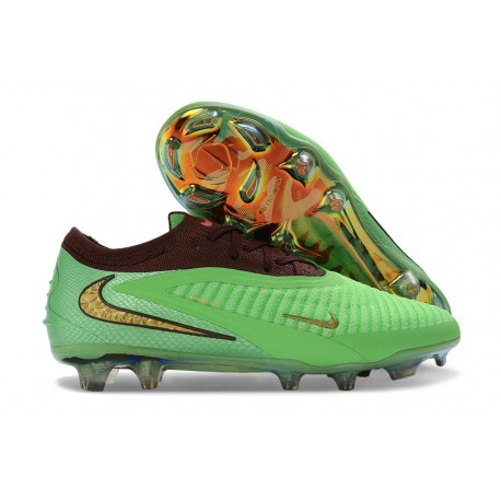 Nike Phantom 6 Low Cut Elite Firm Ground Shoes Green Golden