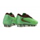 Nike Phantom 6 Low Cut Elite Firm Ground Shoes Green Golden