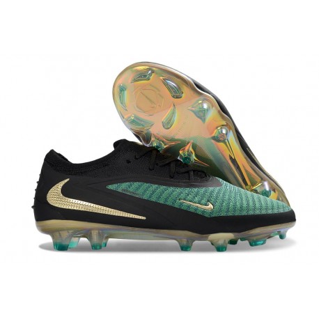 Nike Phantom 6 Low Cut Elite Firm Ground Shoes Green Black Gold
