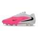 Nike Phantom 6 Low Cut Elite Firm Ground Shoes Pink White Black