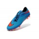 Neymar Personal 2014 New Nike HyperVenom Phantom FG ACC Boot Sapphire Blue Red
