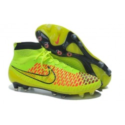 Nike Volt Metallic Gold Coin Black Hyper Punch New 2014 Football Boots Magista Obra FG