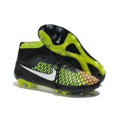 Nike New 2014 Soccer Cleats Black Volt Hyper Punch Magista Obra FG