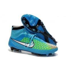 Nike Discount Soccer Cleats Magista Obra FG ACC Blue White Hyper Punch