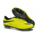 Neymar 2014 Nike HyperVenom Phantom Premium FG ACC Cleats Fluo Yellow Black