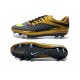 Neymar 2014 New Nike HyperVenom Phantom FG Premium ACC Cleats Gold Black Volt