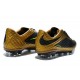 Neymar 2014 New Nike HyperVenom Phantom FG Premium ACC Cleats Gold Black Volt