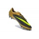 Neymar 2014 New Nike HyperVenom Phantom FG Premium ACC Cleats Gold Black Volt