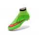 Nike Football Cleats Cheap 2014 Mercurial Superfly IV FG Green Hyper Punch