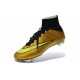 Nike Football Cleats Cheap 2014 Mercurial Superfly 4 FG Gold Black
