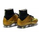 Nike Football Cleats Cheap 2014 Mercurial Superfly 4 FG Gold Black