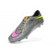 Nike HyperVenom Phantom FG Premium ACC Neymar Cleats Grey Pink Yellow