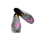 Nike HyperVenom Phantom FG Premium ACC Neymar Cleats Grey Pink Yellow