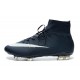 New 2014-2015 Nike Mercurial Superfly 4 FG ACC Deep Blue White