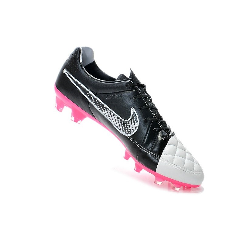 Harmoni Ferie Manchuriet Nike Tiempo Legend V FG Firm Ground Football Boots White Pink Black