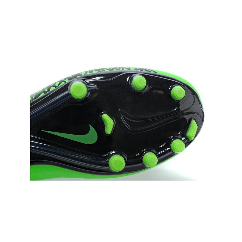 Nike 2015 New Boots HyperVenom Phantom Premium FG Green Black