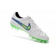 2015 White Green Nike Tiempo Legend V FG Firm Ground Football Boots