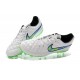 2015 White Green Nike Tiempo Legend V FG Firm Ground Football Boots