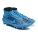 Top 2015 Men's Football Boots Nike Magista Obra FG With ACC Turquoise Blue Black