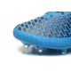 Top 2015 Men's Football Boots Nike Magista Obra FG With ACC Turquoise Blue Black