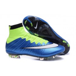 Nike Ronaldo Mercurial Superfly 4 FG ACC Boots Blue Lagoon Volt White