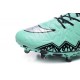 News 2015 Nike Hypervenom Phantom II FG Football Cleats Light Green Black Silver