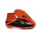 News 2015 Nike Hypervenom Phantom II FG Football Cleats Black Orange