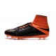 News 2015 Nike Hypervenom Phantom II FG Football Cleats Black Orange
