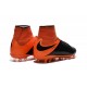 News 2015 Nike Hypervenom Phantom II FG Football Cleats Black Orange