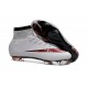 New Nike Mercurial Superfly Iv FG ACC Firm Ground Soccer Cleats White Red