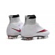 New Nike Mercurial Superfly Iv FG ACC Firm Ground Soccer Cleats White Red