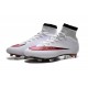 New Nike Mercurial Superfly Iv FG ACC Firm Ground Soccer Cleats White Red