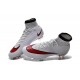 New Nike Mercurial Superfly Iv FG ACC Firm Ground Soccer Cleats White Red