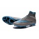 New Nike Mercurial Superfly Iv FG ACC Firm Ground Soccer Cleats Grey Blue