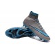 New Nike Mercurial Superfly Iv FG ACC Firm Ground Soccer Cleats Grey Blue