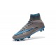 New Nike Mercurial Superfly Iv FG ACC Firm Ground Soccer Cleats Grey Blue