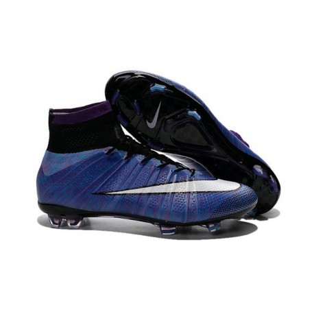 New Nike Mercurial Superfly Iv FG ACC Firm Ground Soccer Cleats Purple White Black
