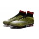 New Nike Mercurial Superfly Iv FG ACC Firm Ground Soccer Cleats Yellow White Black
